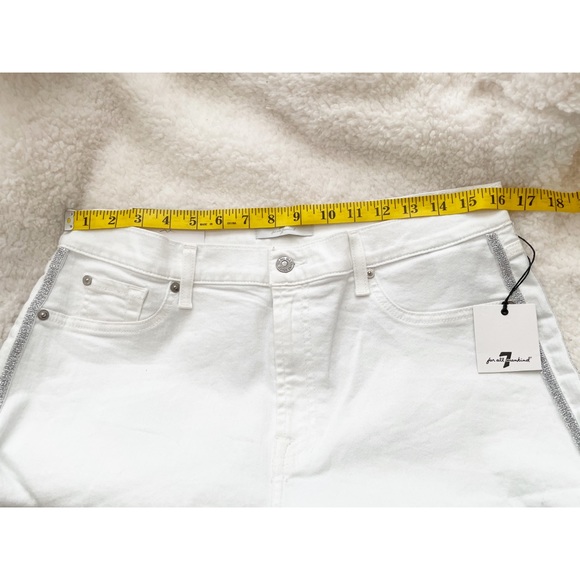 7 for All Mankind High Waist Ankle Skinny Jeans 34 - Picture 16 of 16